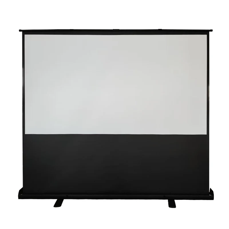 Floor Pull Projector Screen Kannettava käyttöopas